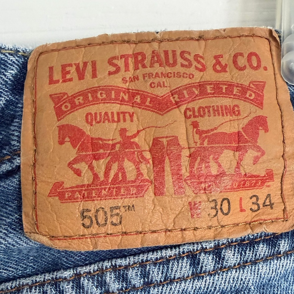 Levi's 505 Straight Leg Jeans